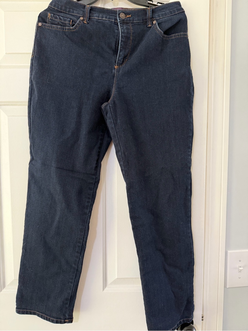 Gloria Vanderbilt Dark Blue Straight Leg Jeans